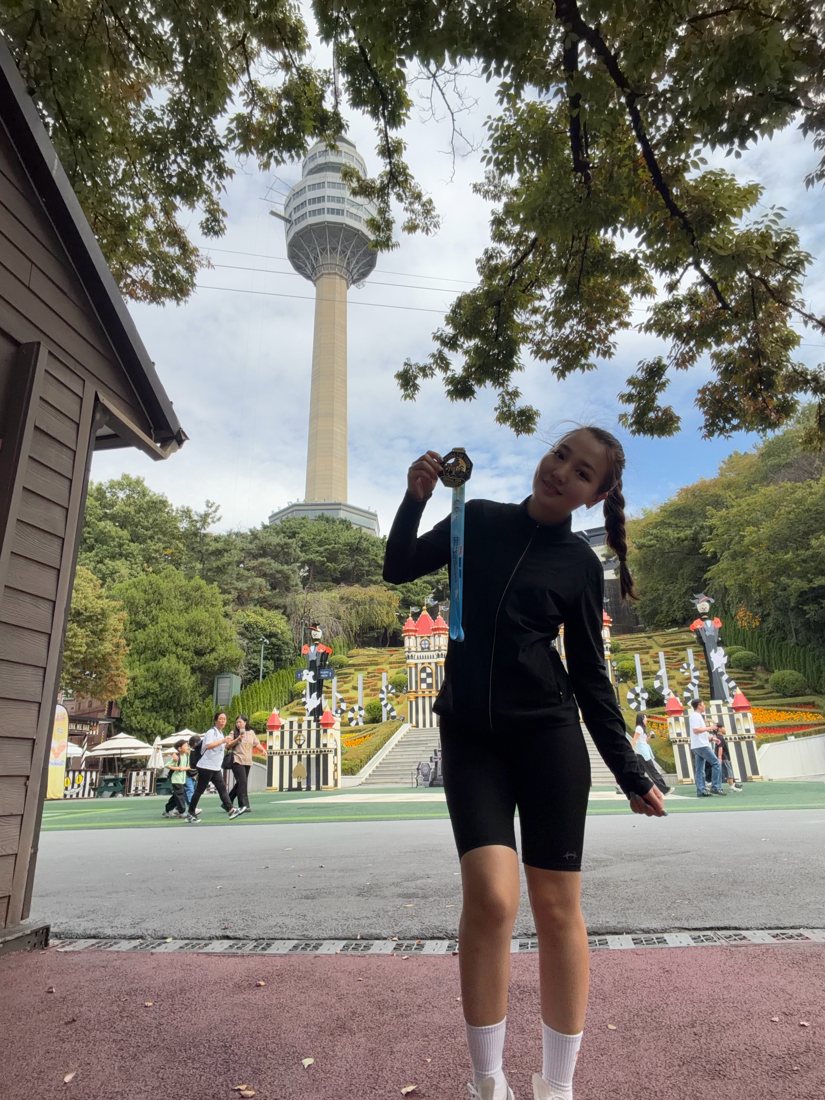 1.8 km run and 77 floors later. 🏃🏻♀️🏅Love DAEGU🫶 — 사진 1
